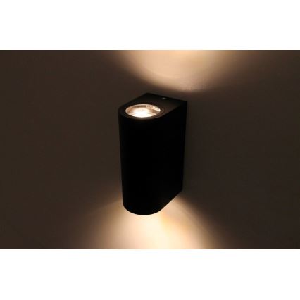 HÖFFTECH - Vonkajšie nástenné svietidlo 2xGU10/35W/230V IP65