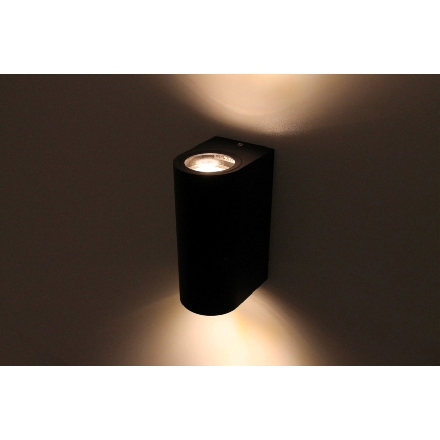 HÖFFTECH - Vonkajšie nástenné svietidlo 2xGU10/35W/230V IP65