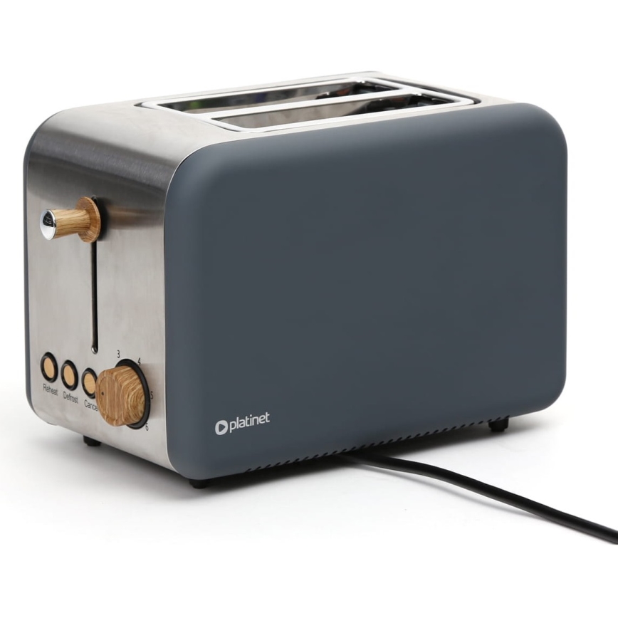 Hriankovač s dvoma otvormi 900W/230V nerez/šedá
