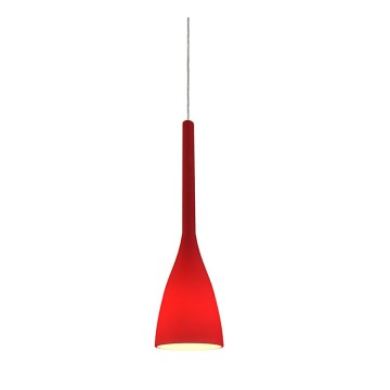 Ideal Lux 035703 - Luster FLUTE 1xE14/40W/230V červená Ideal Lux 035703 - Luster FLUTE 1xE14/40W/230V červená
