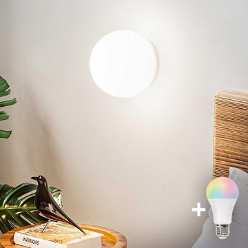 Ideal Lux 59815 - LED RGBW stmievateľné nástenné svietidlo MAPA 1xE27/12W/230V 2700-6500K