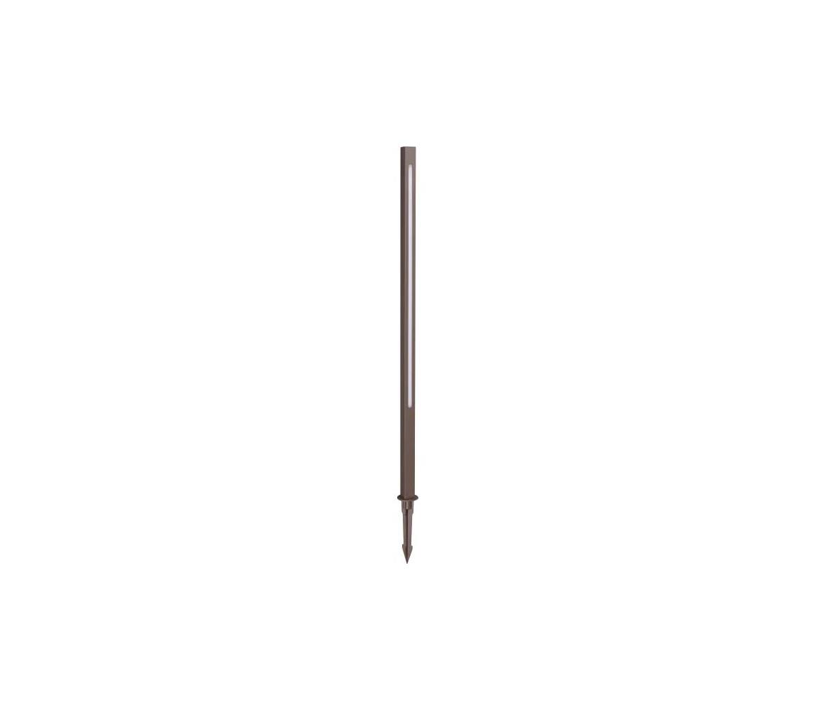 Ideal Lux - Exteriérové LED svietidlo JEDI LED/12W/230V 80 cm CRI 90 IP65 hnedé 372273