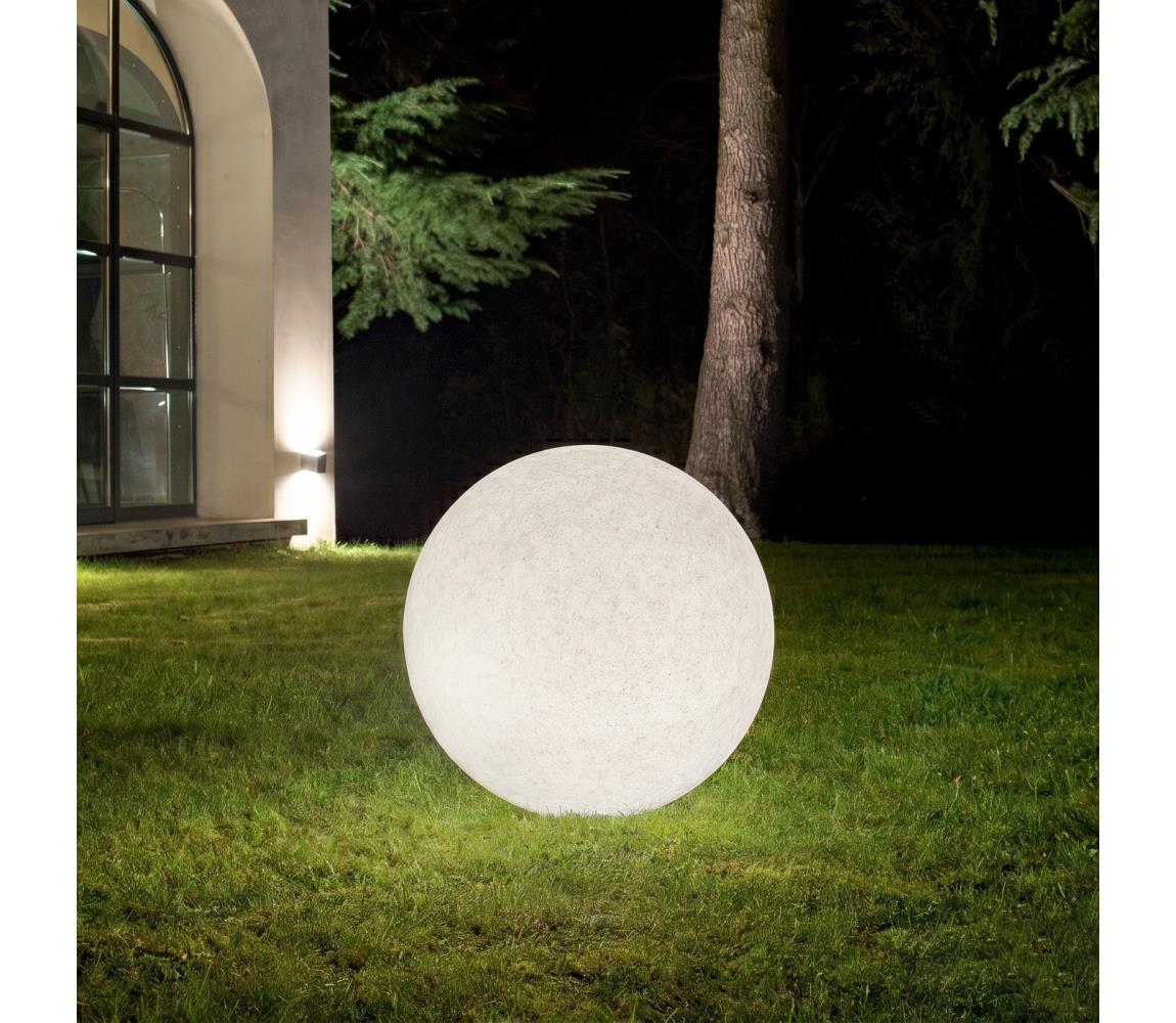 Ideal Lux - Exteriérové svietidlo DORIS 1xE27/60W/230V pr. 48 cm IP44 sivé 195483