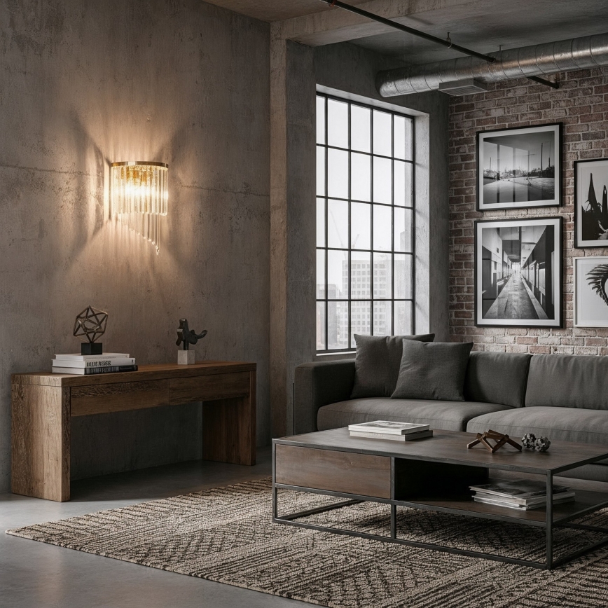 Ideal Lux - Krištáľové nástenné svietidlo CARLTON 3xE14/40W/230V zlatá