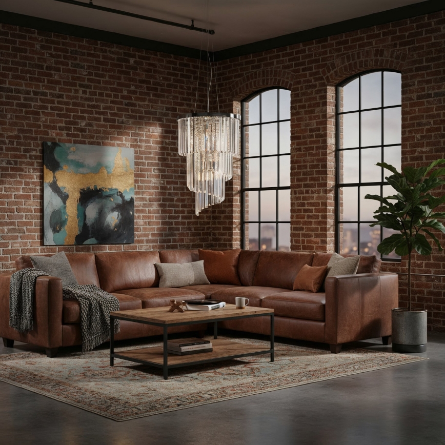 Ideal Lux - Krištáľový luster na lanku CARLTON 8xE14/40W/230V pr. 40 cm lesklý chróm