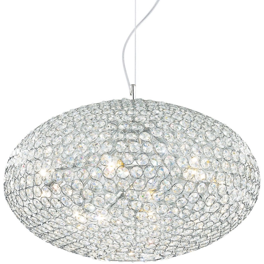 Ideal Lux - Krištáľový luster na lanku ORION 12xE14/40W/230V pr. 60 cm strieborná