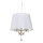 Ideal Lux - Krištáľový luster na lanku PEGASO 3xE14/28W/230V pr. 40 cm zlatá