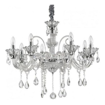 Ideal Lux - Krištáľový luster na reťazi COLOSSAL 8xE14/40W/230V pr. 78 cm lesklý chróm