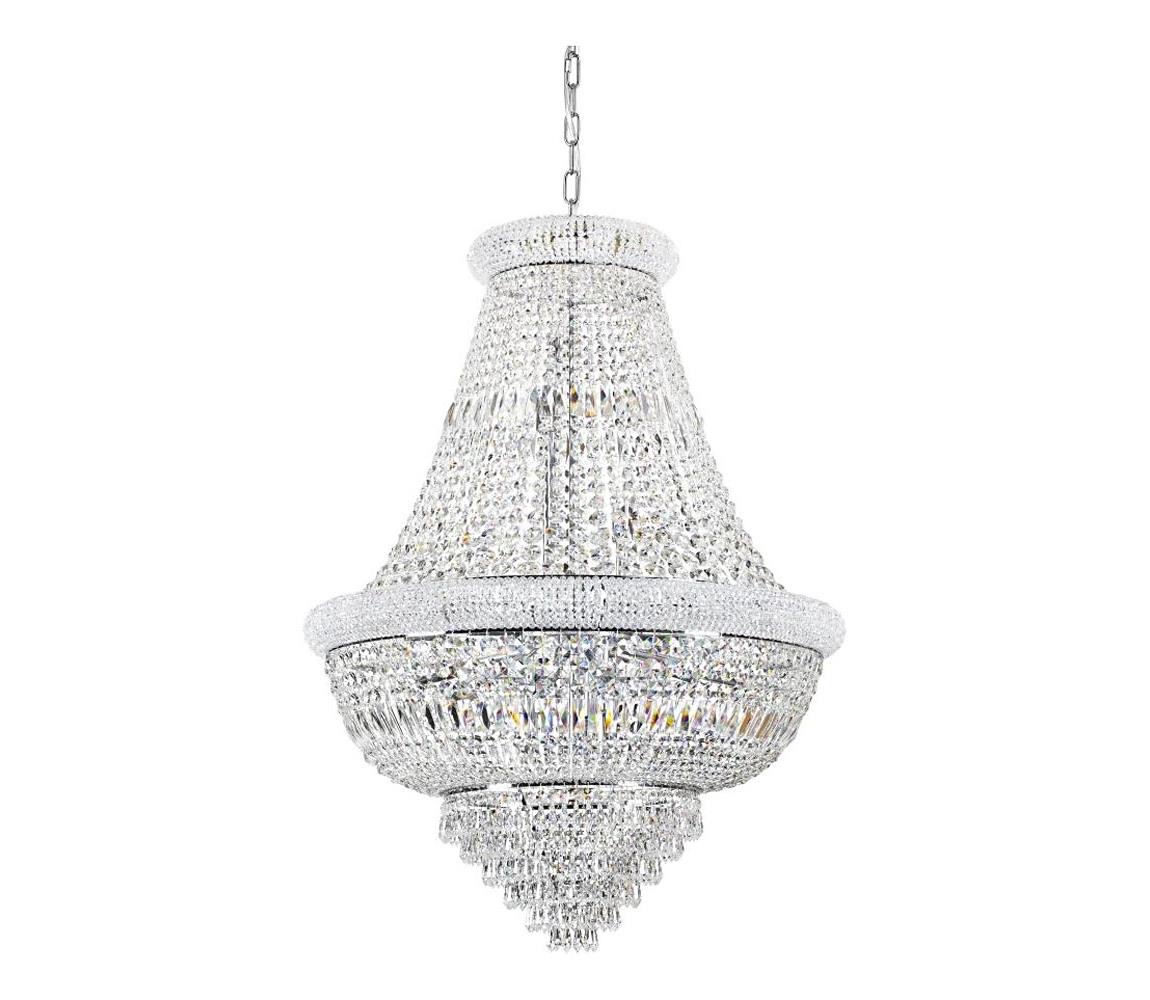 Ideal Lux Ideal Lux - Krištáľový luster na reťazi DUBAI 24xE14/28W/230V pr. 80 cm chróm