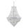 Ideal Lux - Krištáľový luster na reťazi DUBAI 24xE14/28W/230V pr. 80 cm lesklý chróm