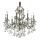 Ideal Lux - Krištáľový luster na reťazi GIOCONDA 8xE14/40W/230V pr. 73 cm strieborná