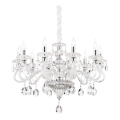 Ideal Lux - Krištáľový luster na reťazi NEGRESCO 10xE14/28W/230V pr. 85 cm číra