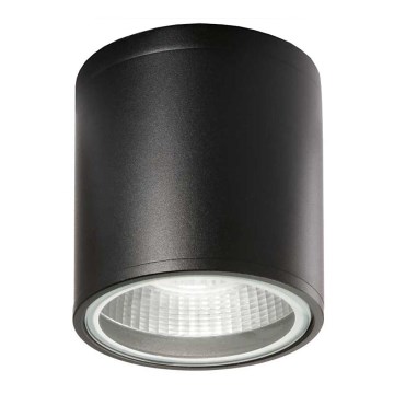 Ideal Lux - Kúpeľňové bodové svietidlo GUN 1xGU10/28W/230V IP44 čierna
