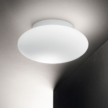 Ideal Lux - Kúpeľňové stropné svietidlo BUBBLE 1xE27/60W/230V pr. 33,5 cm IP44 biela