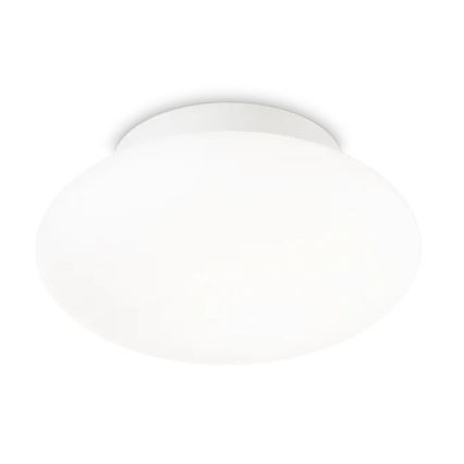 Ideal Lux - Kúpeľňové stropné svietidlo BUBBLE 1xE27/60W/230V pr. 33,5 cm IP44 biela