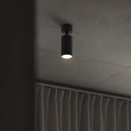 Ideal Lux - LED bodové svietidlo DYNAMITE 1xGU10/7W/230V CRI 90 čierne