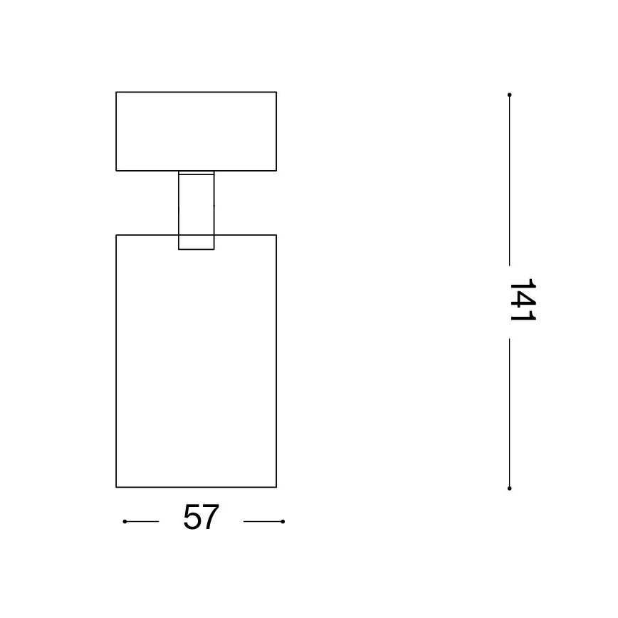 Ideal Lux - LED bodové svietidlo DYNAMITE 1xGU10/7W/230V CRI 90 mosadz