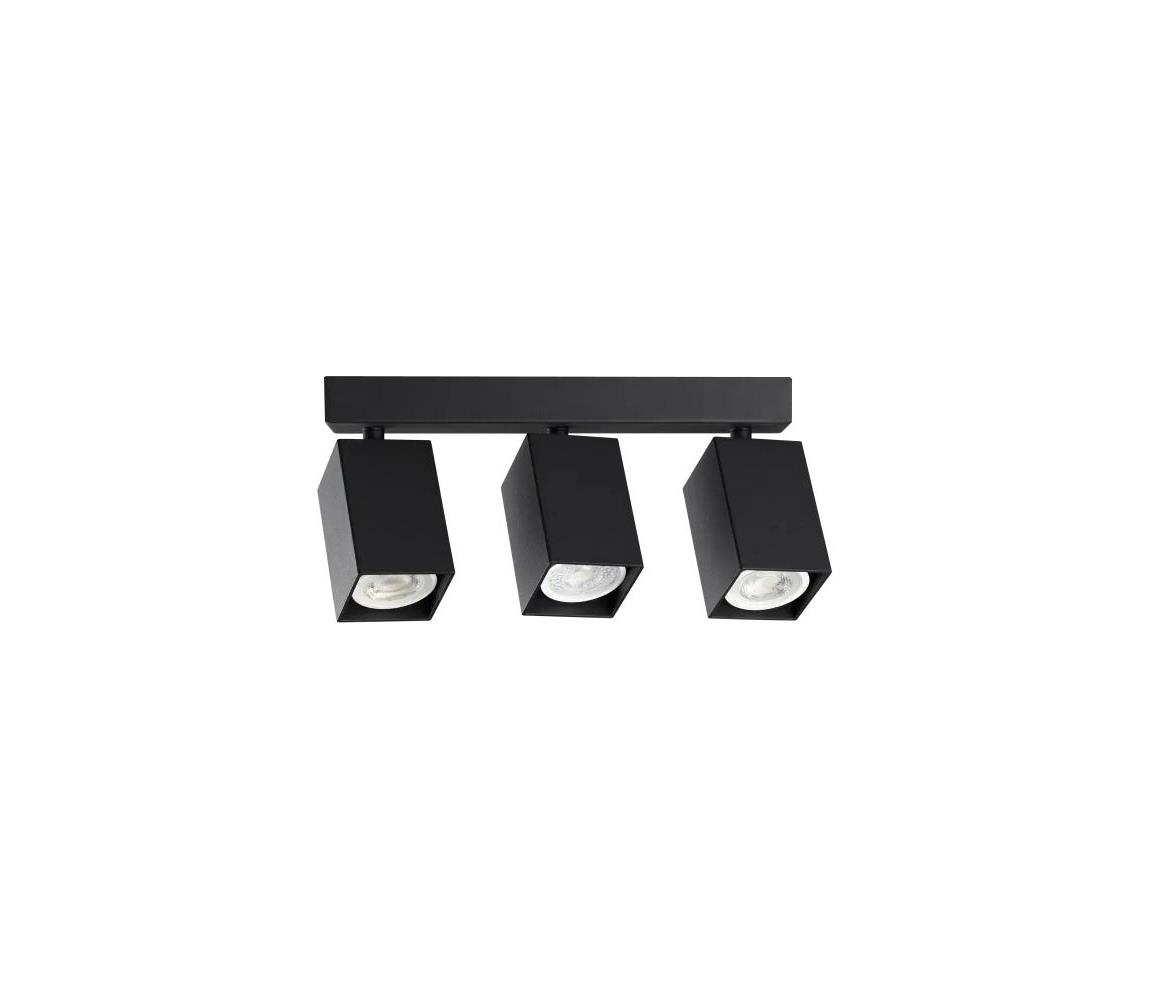 Ideal Lux - LED bodové svietidlo DYNAMITE 3xGU10/7W/230V CRI 90 čierne 371276