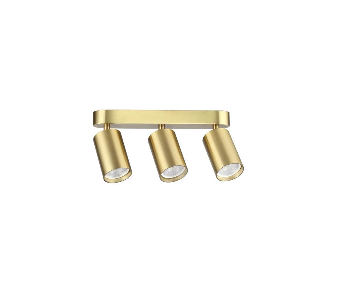 Ideal Lux - LED Bodové svietidlo DYNAMITE 3xGU10/7W/230V CRI 90 mosadz 371269