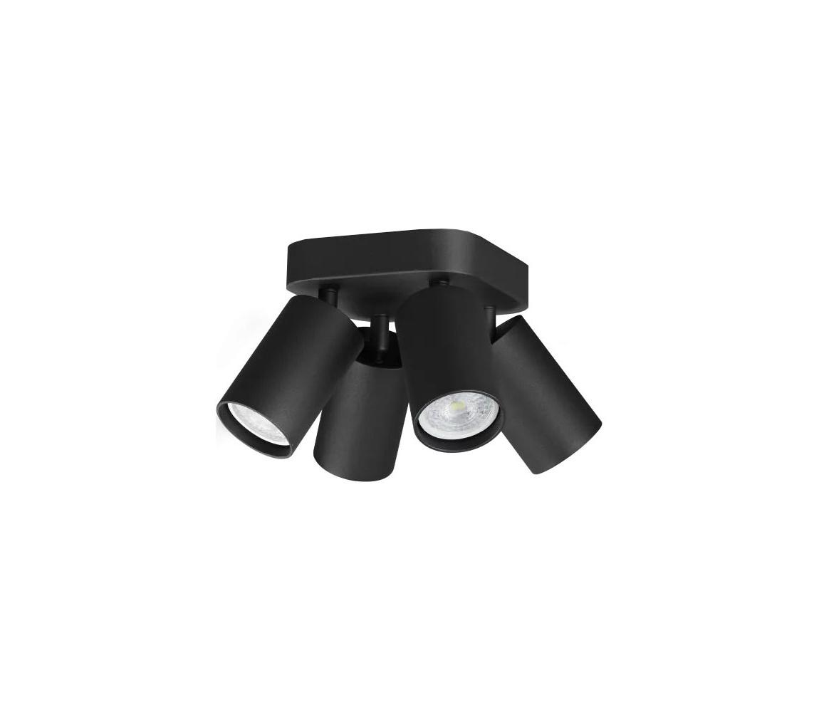 Ideal Lux - LED bodové svietidlo DYNAMITE 4xGU10/7W/230V CRI 90 čierna 371290