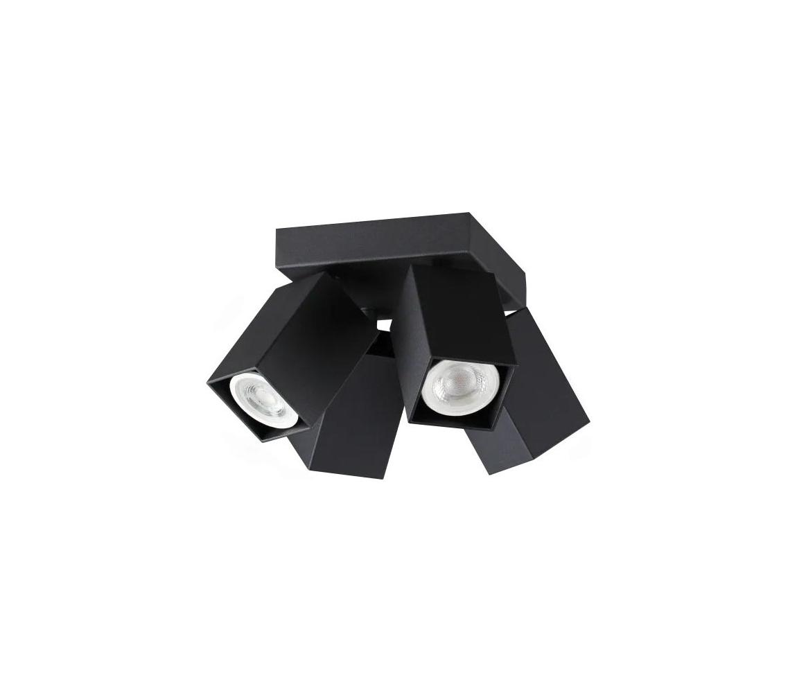Ideal Lux - LED bodové svietidlo DYNAMITE 4xGU10/7W/230V CRI 90 čierne 371313