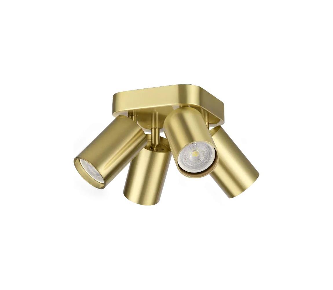 Ideal Lux - LED bodové svietidlo DYNAMITE 4xGU10/7W/230V CRI 90 mosadz 371306