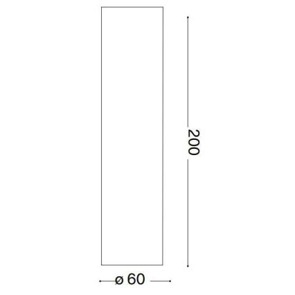 Ideal Lux - LED Bodové svietidlo LOOK 1xGU10/7W/230V CRI 90 čierna