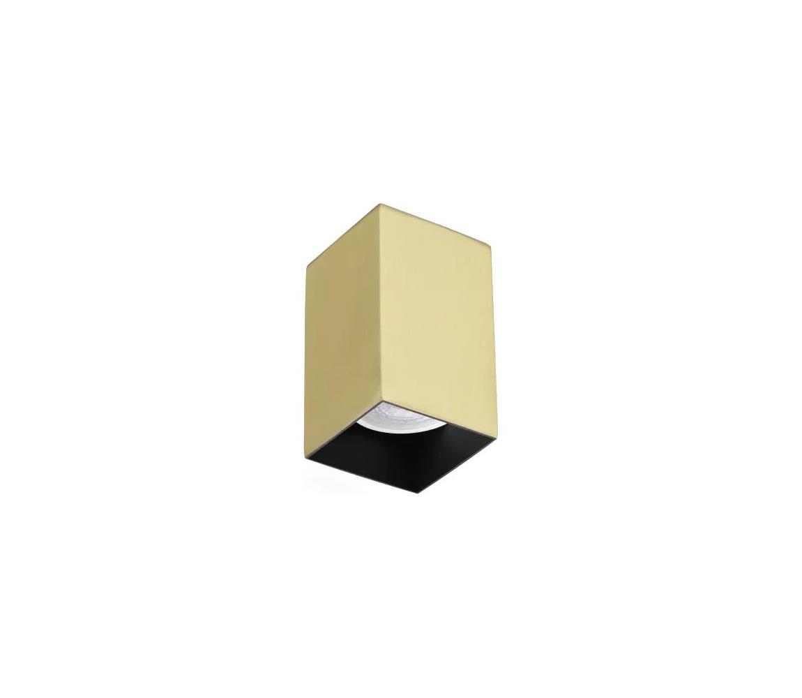 Ideal Lux - LED bodové svietidlo LOOK 1xGU10/7W/230V CRI 90 6x6 cm mosadz 371481