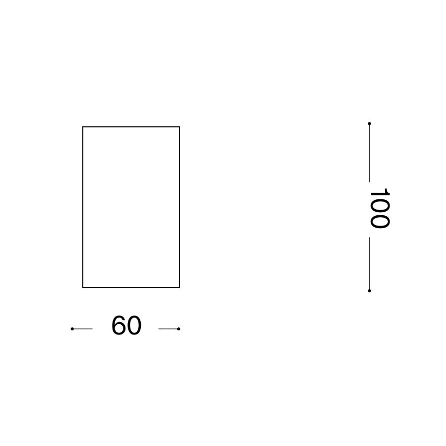 Ideal Lux - LED bodové svietidlo LOOK 1xGU10/7W/230V CRI 90 6x6 cm mosadz