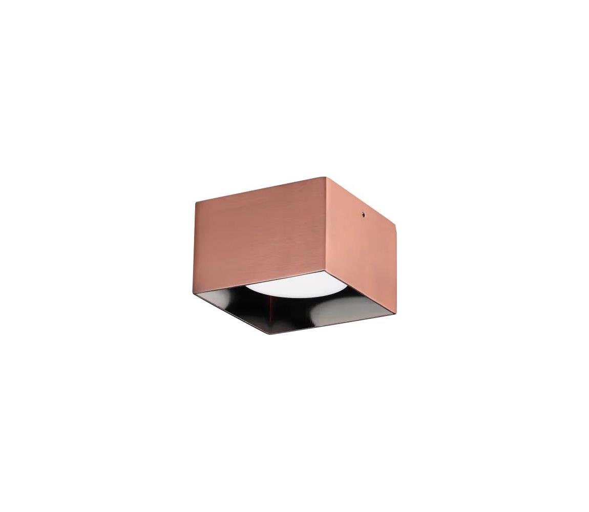 Ideal Lux - LED bodové svietidlo SPIKE 1xGX53/9W/230V 10x10 cm meď 328812