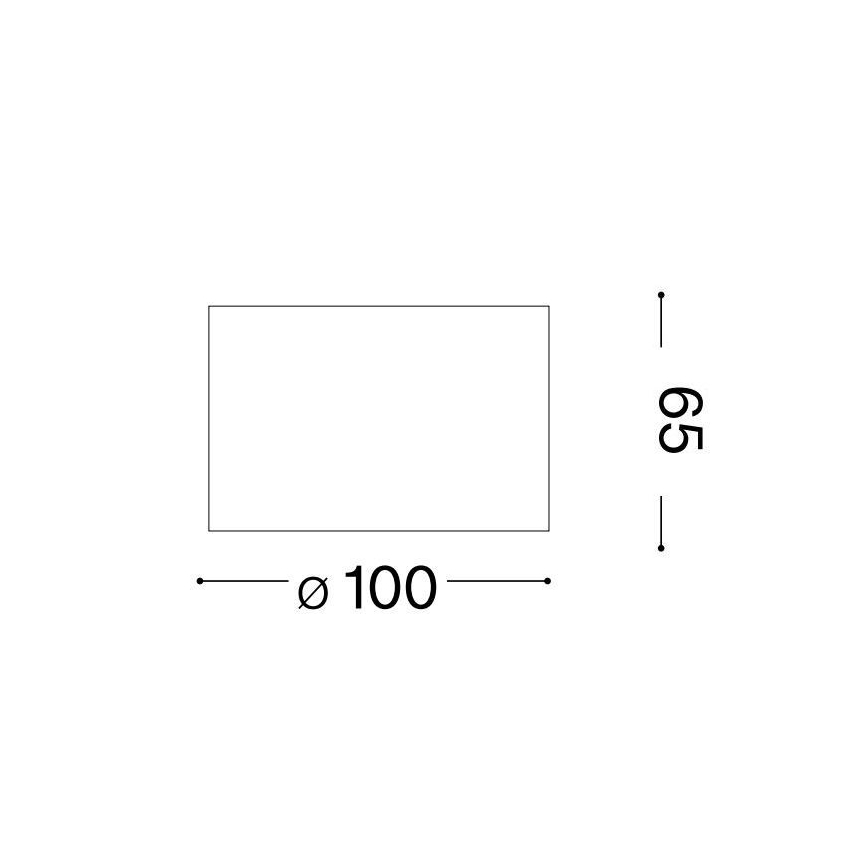 Ideal Lux - LED Bodové svietidlo SPIKE 1xGX53/9W/230V biela