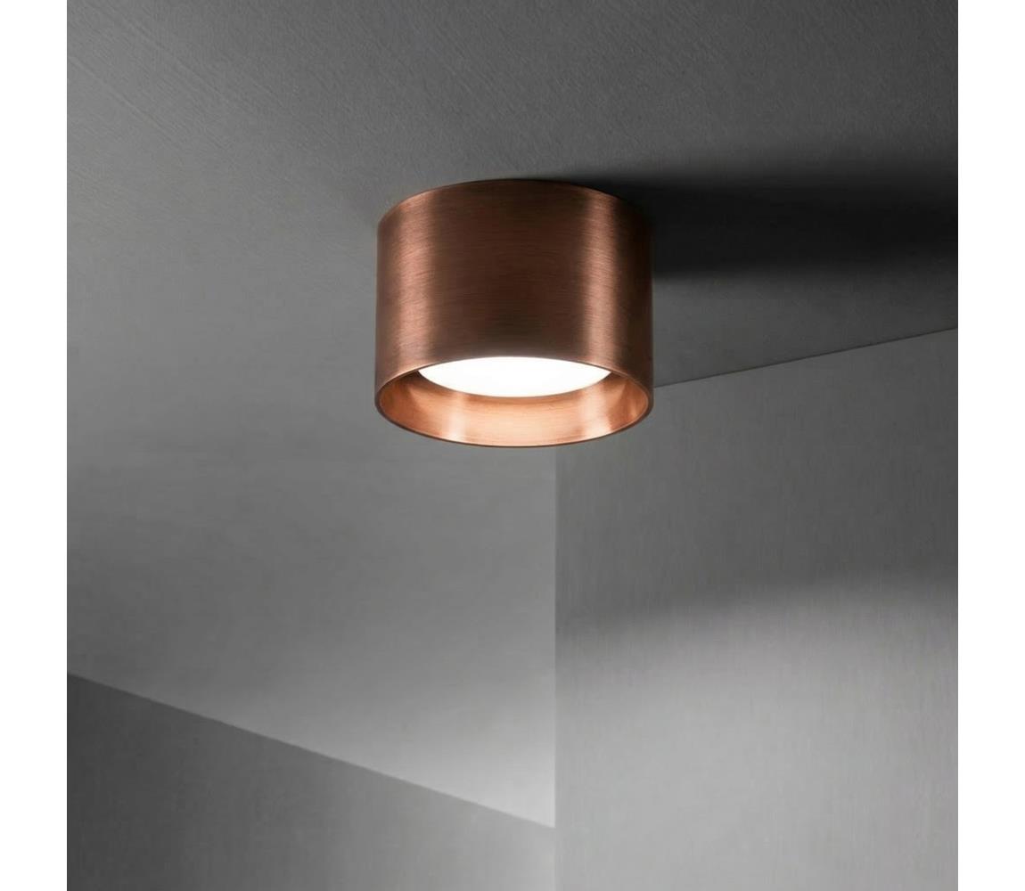 Ideal Lux - LED bodové svietidlo SPIKE 1xGX53/9W/230V priemer 10 cm medené 310893