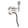 Ideal Lux - LED Flexibilná lampa s montúrou SET UP 1xE27/42W + LED/3W/230V CRI 90 USB lesklý chróm
