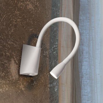 Ideal Lux - LED Flexibilná lampička GOOSE LED/3W/230V CRI 90 biela