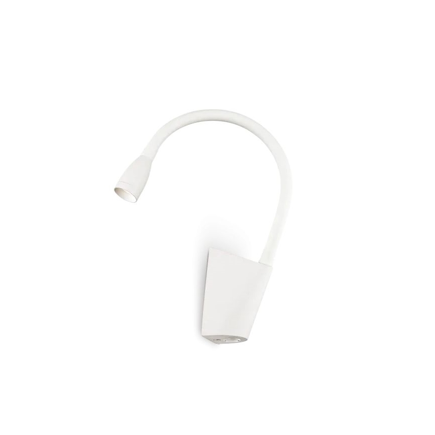 Ideal Lux - LED Flexibilná lampička GOOSE LED/3W/230V CRI 90 biela