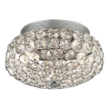 Ideal Lux - LED Krištáľové stropné svietidlo KING 3xG9/3W/230V pr. 25,5 cm lesklý chróm