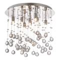Ideal Lux - LED Krištáľové stropné svietidlo MOONLIGHT 8xG9/3W/230V pr. 40 cm lesklý chróm