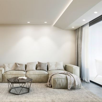 Ideal Lux - LED zapustené stropné kúpeľňové svietidlo GAME TRIM LED/11W/230V 3000K CRI 90 pr. 8,5 cm IP65 biela