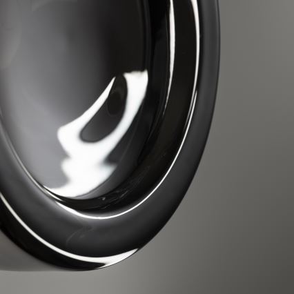 Ideal Lux - LED kúpeľňové stropné svietidlo LOLLY 1xGX53/9W/230V pr. 10,5 cm čierna/dymová čierna