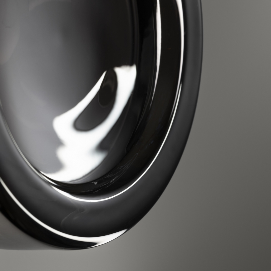 Ideal Lux - LED kúpeľňové stropné svietidlo LOLLY 1xGX53/9W/230V pr. 10,5 cm čierna/dymová čierna