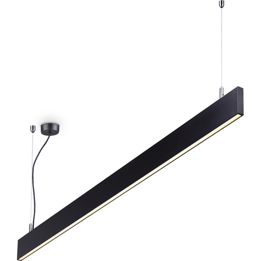 Ideal Lux - LED luster na lane LINUS LED/32W/230V 4000K CRI 90 120 cm čierna