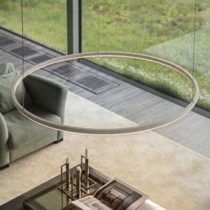 Ideal Lux - LED závesný luster na lankách ORACLE SLIM LED/29W/230V 4000K CRI 90 priemer 50 cm biela