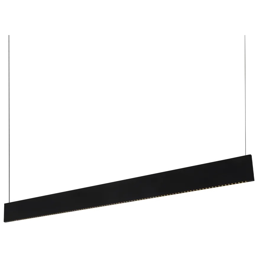 Ideal Lux - LED luster na lane STEEL LED/24W/230V 3000K CRI 90 120 cm čierna