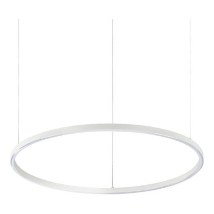 Ideal Lux - LED závesný luster na lane ORACLE SLIM LED/37W/230V 3000K CRI 90 priemer 70 cm biela