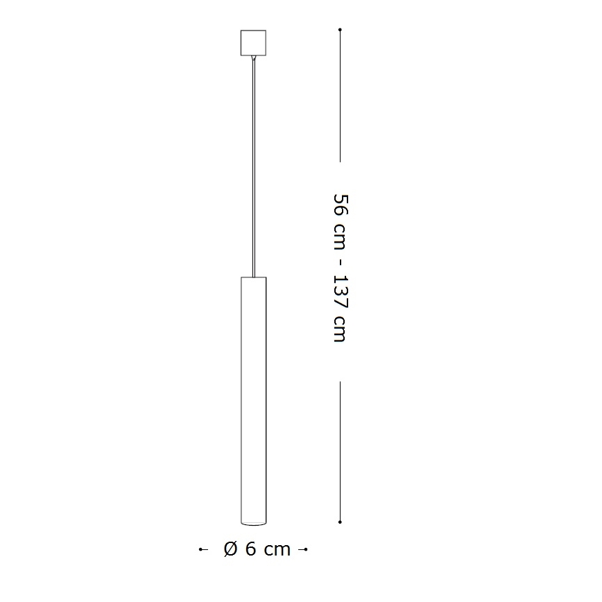 Ideal Lux - LED Luster na lanku 1xGU10/7W/230V CRI 90