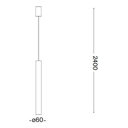 Ideal Lux - LED Luster na lanku 1xGU10/7W/230V CRI90 medená