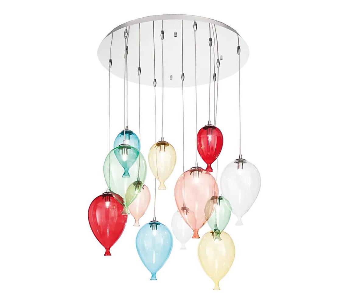 Ideal Lux Ideal Lux - LED Luster na lanku CLOWN 12xG9/3W/230V pr. 60 cm pestrofarebná