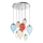 Ideal Lux - LED Luster na lanku CLOWN 8xG9/3W/230V pr. 50 cm pestrofarebná