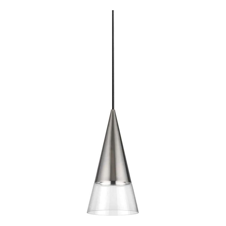 Ideal Lux - LED Luster na lanku CONO 1xGU10/7W/230V pr. 15 cm CRI 90 matný chróm
