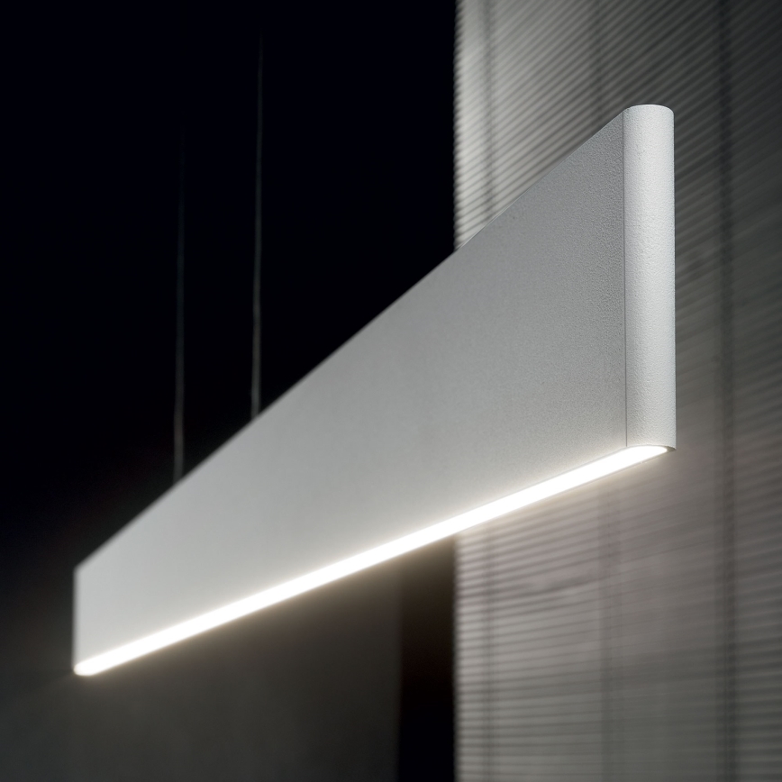 Ideal Lux - LED Luster na lanku DESK LED/32W/230V 102,5 cm CRI 90 biela
